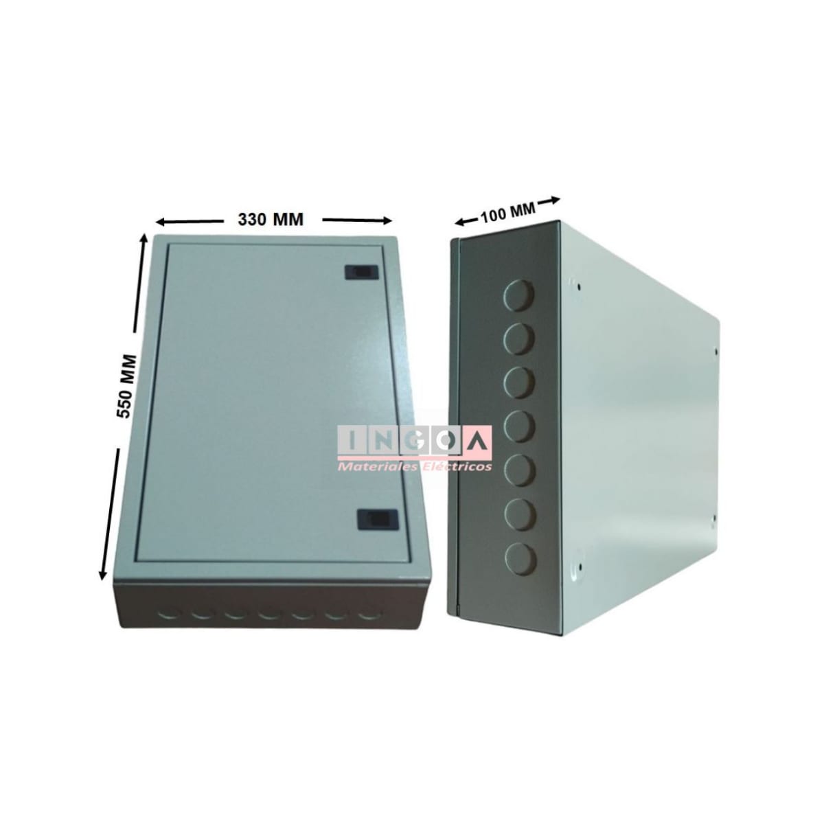 Tablero Metalico Sobrepuesto 36 Modulos IP41 Ral7032 - Vista 8