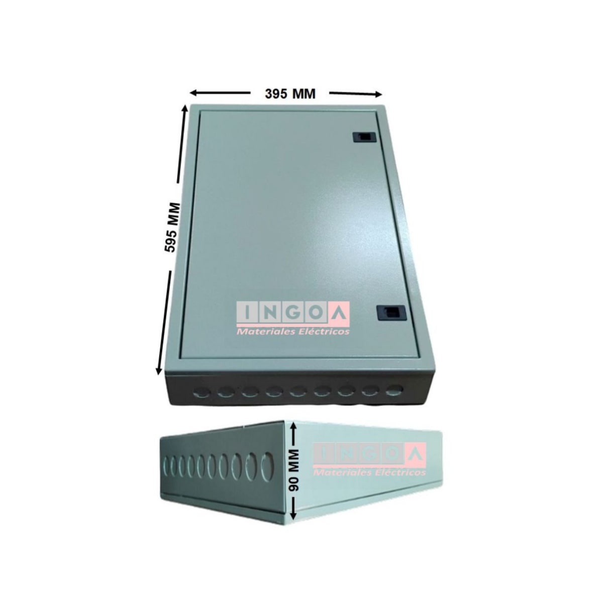 Tablero Metalico Sobrepuesto 45 Modulos IP41 Ral70326