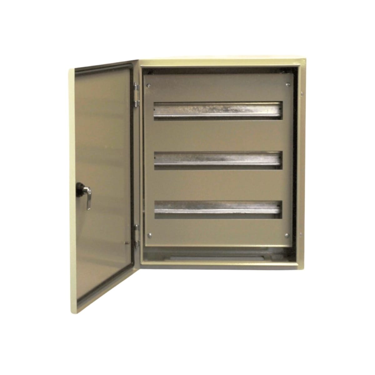 Gabinete Tablero Metalico 500x400x200 C/Chasis 51Mod IP65 Ral 7035 0