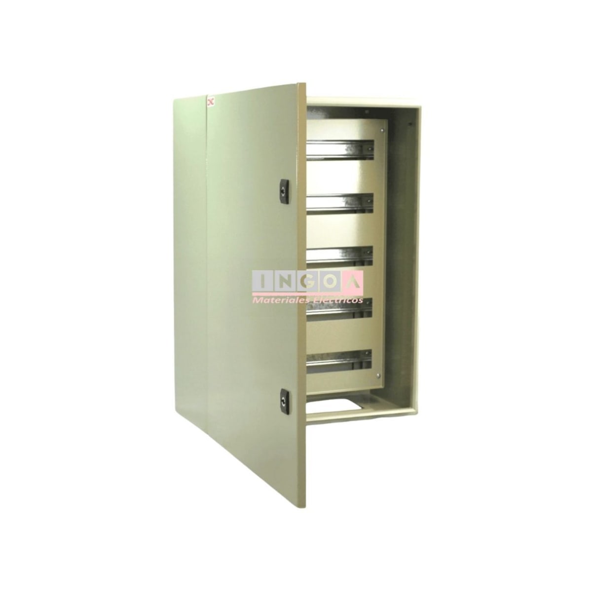 Gabinete Tablero Metalico 700x500x250 C/Chasis 110Mod IP65 Ral70352