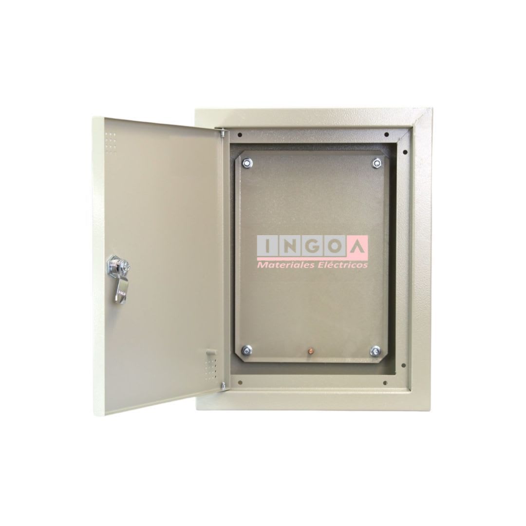 Caja de Distribucion PAU CTR 400x300x80mm Embutida Ral 70354