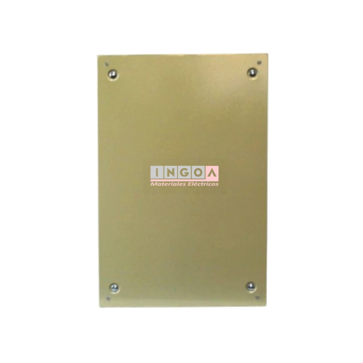 Gabinete Tablero Metalico 600x400x200 C/Chasis 64Mod IP65 Ral 70354
