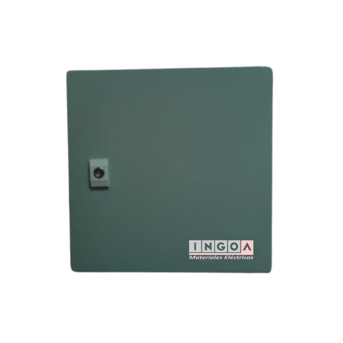 Gabinete Tablero Metalico 300x300x200mm C/Chasis 8Mod IP65 RAL 7032 - Vista 4