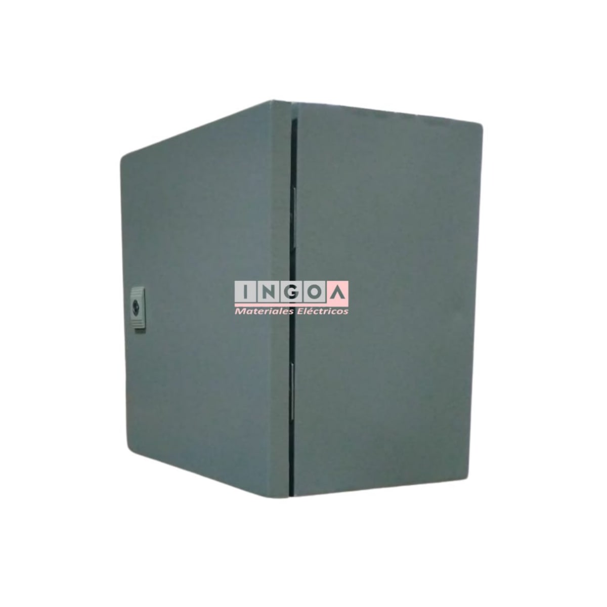 Gabinete Tablero Metalico 300x300x200mm C/Chasis 8Mod IP65 RAL 7032 - Vista 5