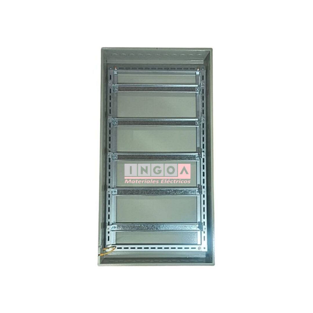 Tablero Metalico Embutido 100 Modulos IP41 Ral70324