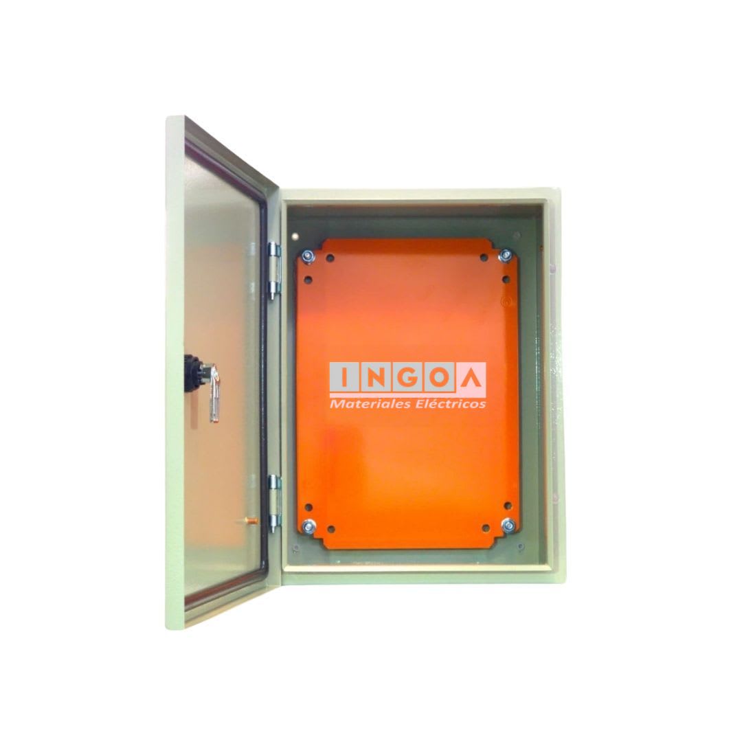 Gabinete Tablero Metalico 500x400x200mm 1 Puerta IP65 Ral 70328