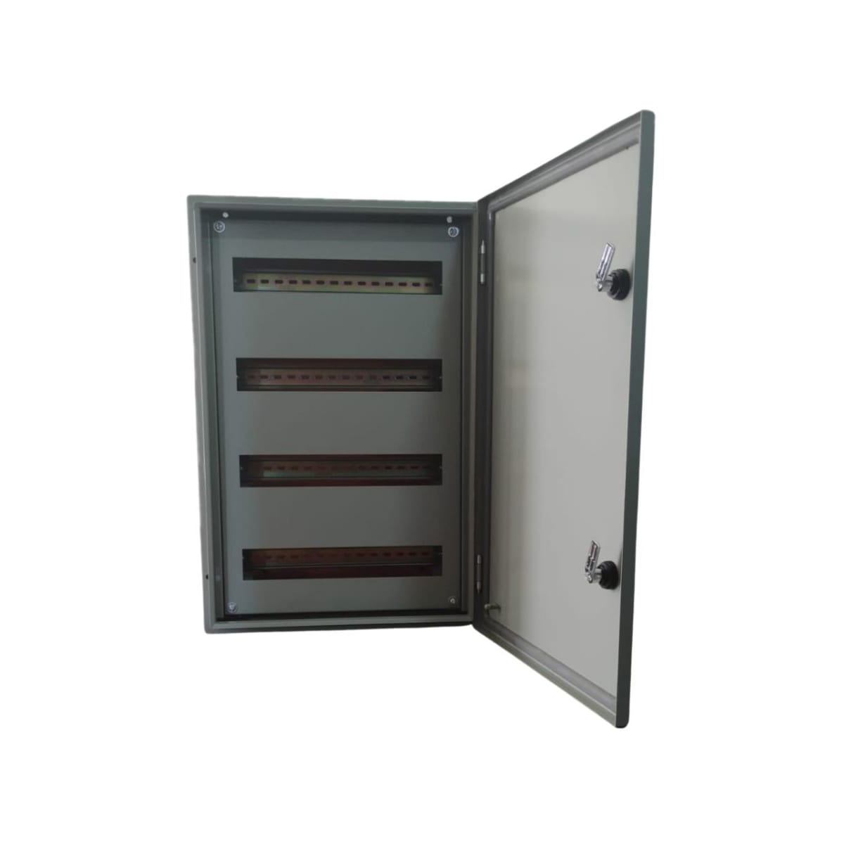 Gabinete Tablero Metalico 600x400x250 C/Chasis 64Mod IP65 Ral 70352