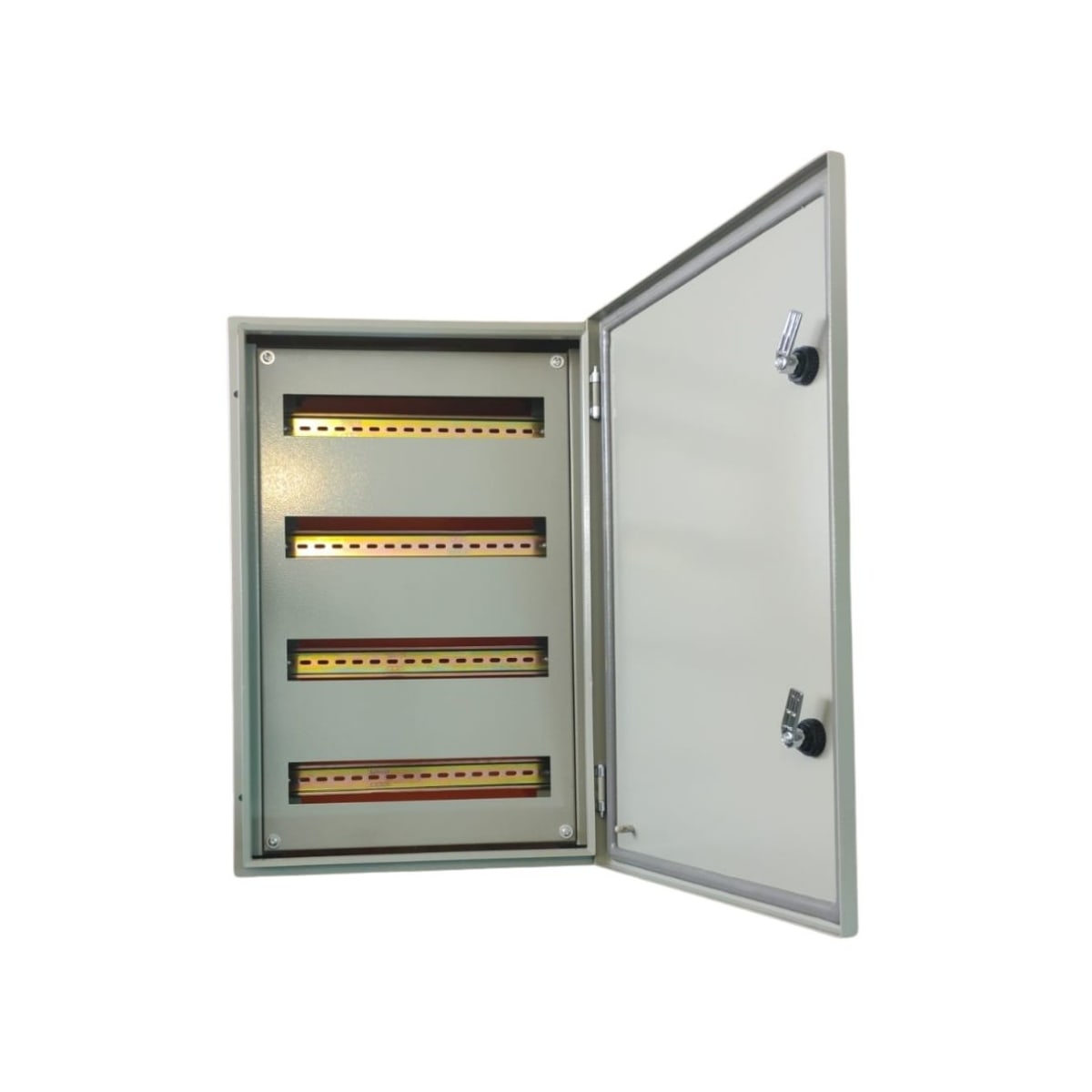 Gabinete Tablero Metalico 600x400x250 C/Chasis 64Mod IP65 Ral 70356