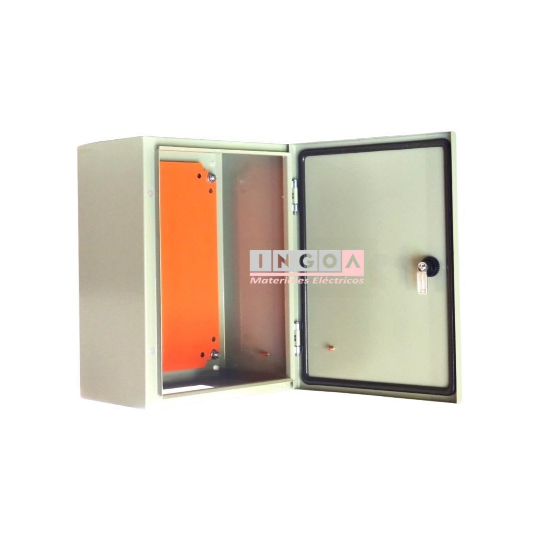 Gabinete Tablero Metalico 600x400x250mm 1 Puerta IP65 Ral 70323