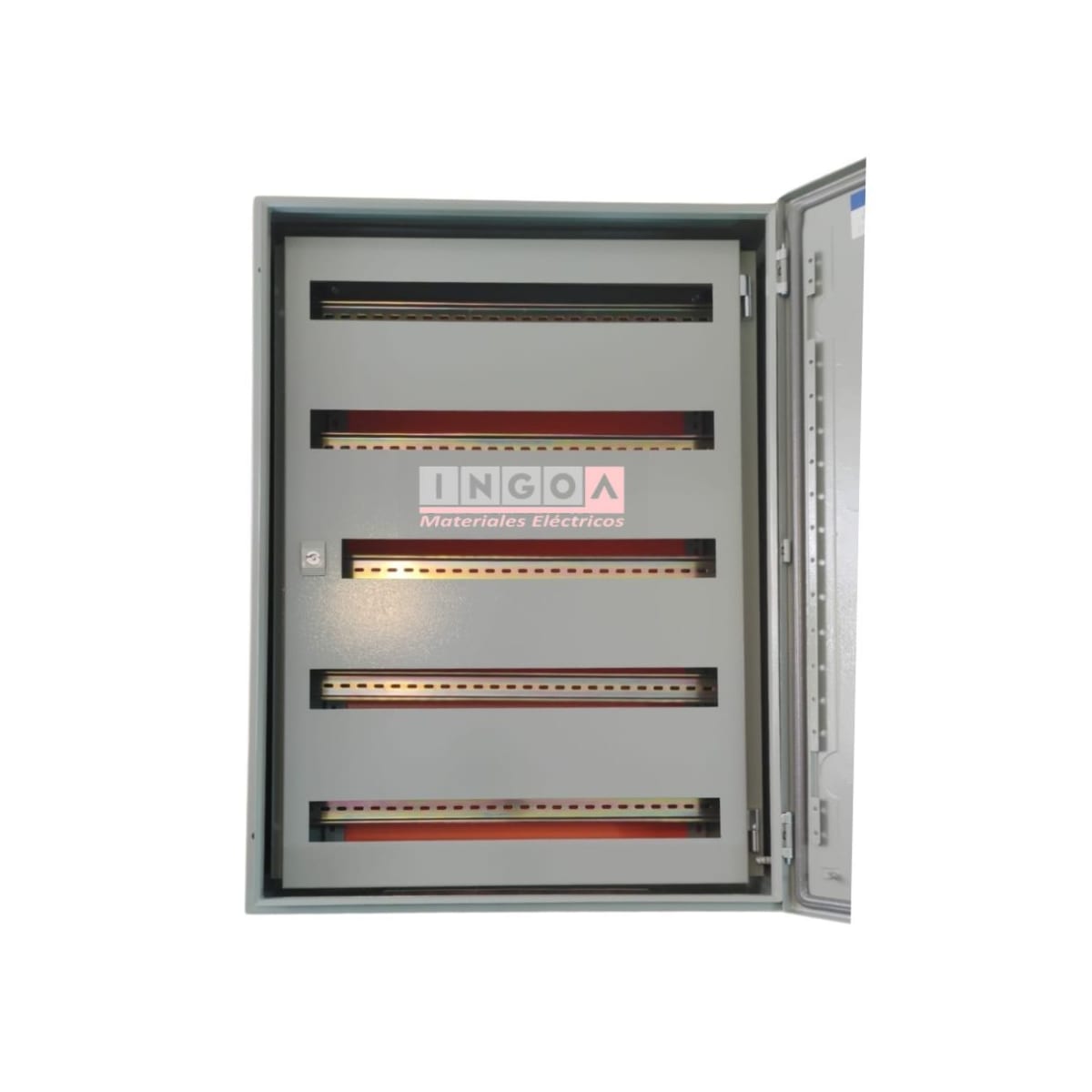 Gabinete Tablero Metalico 800x600x200 C/Chasis 128Mod IP65 RAL70324