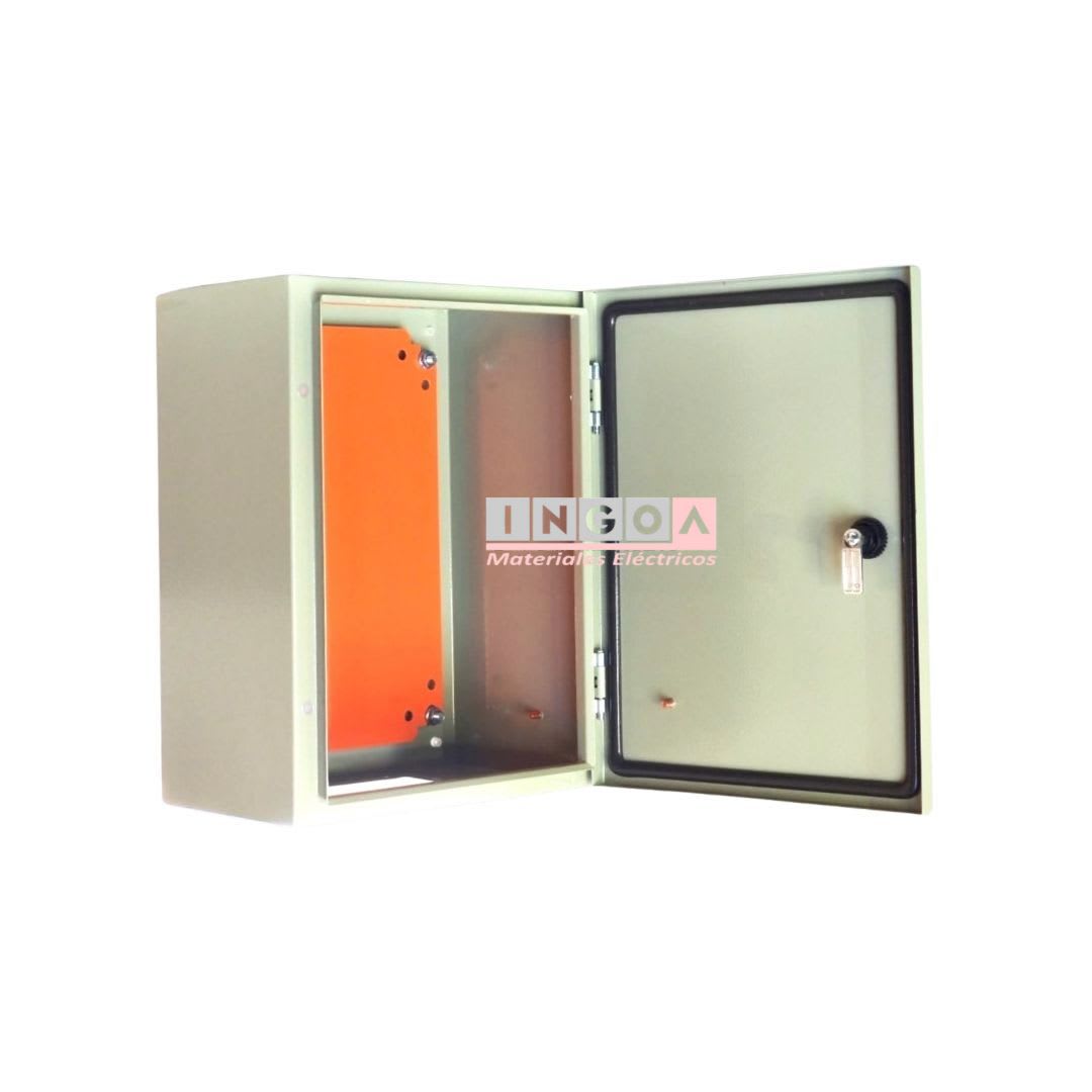 Gabinete Tablero Metalico 500x400x200mm 1 Puerta IP65 Ral 70353