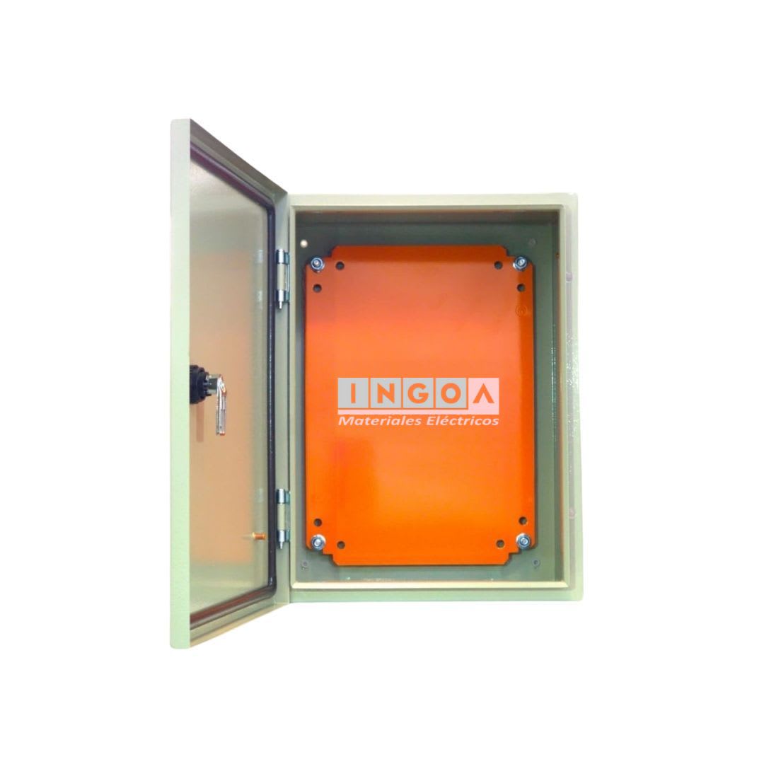 Gabinete Tablero Metalico 500x400x200mm 1 Puerta IP65 Ral 70358