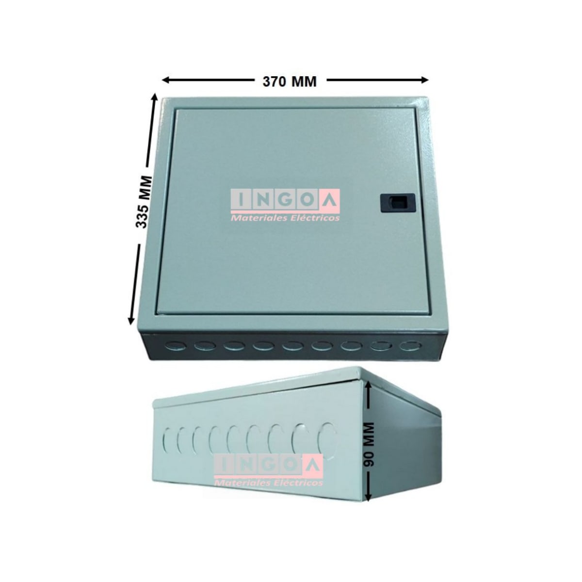 Tablero Metalico Sobrepuesto 28 Modulos IP41 Ral7032 - Vista 4