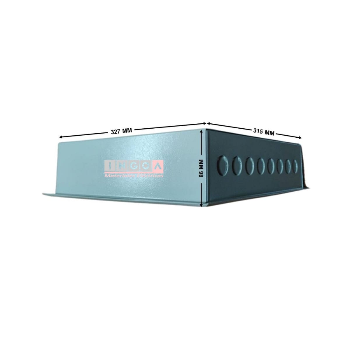 Tablero Metalico Embutido 28 Modulos IP41 Ral7032 - Vista 4