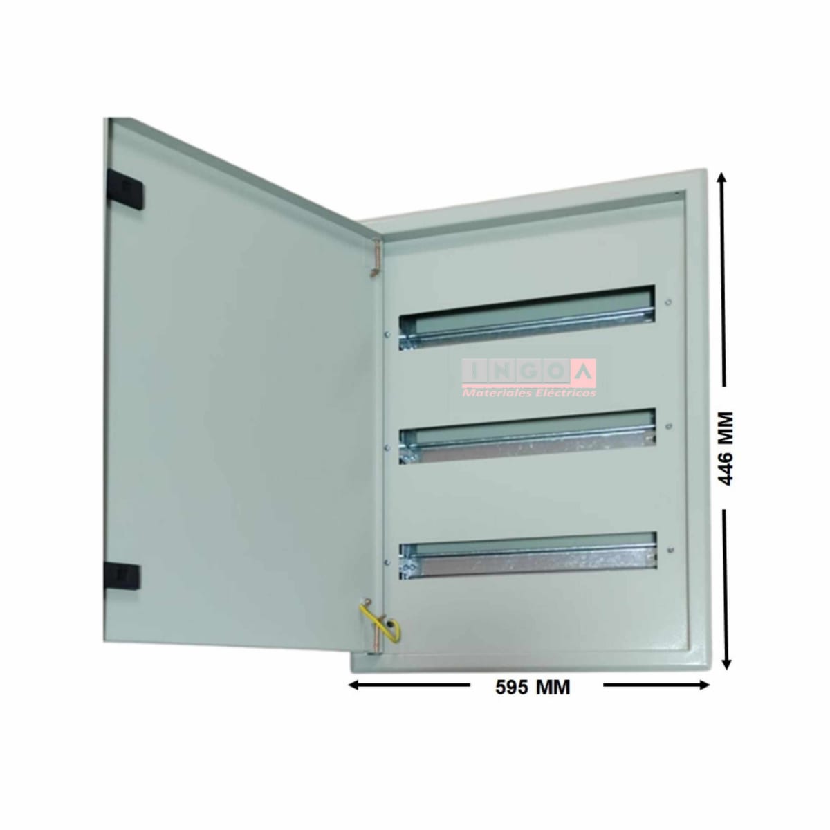Tablero Metalico Embutido 54 Modulos IP41 Ral7032 - Vista 2