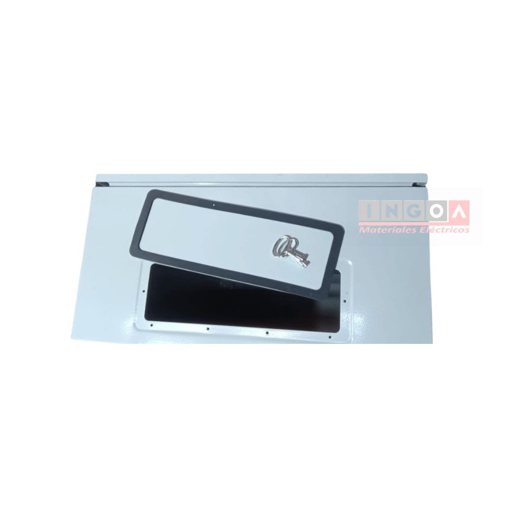 Gabinete Tablero Metalico 800X600X300 C/Chasis 135Mod IP65 RAL 70357