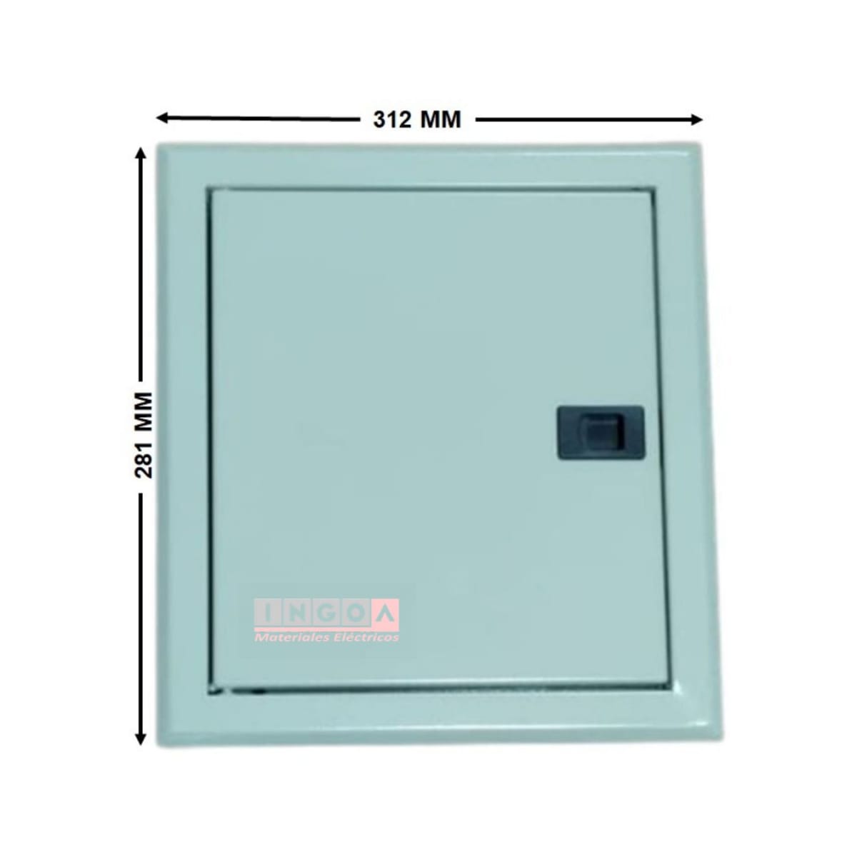 Tablero Metalico Embutido 18 Modulos IP41 Ral7032 - Vista 3