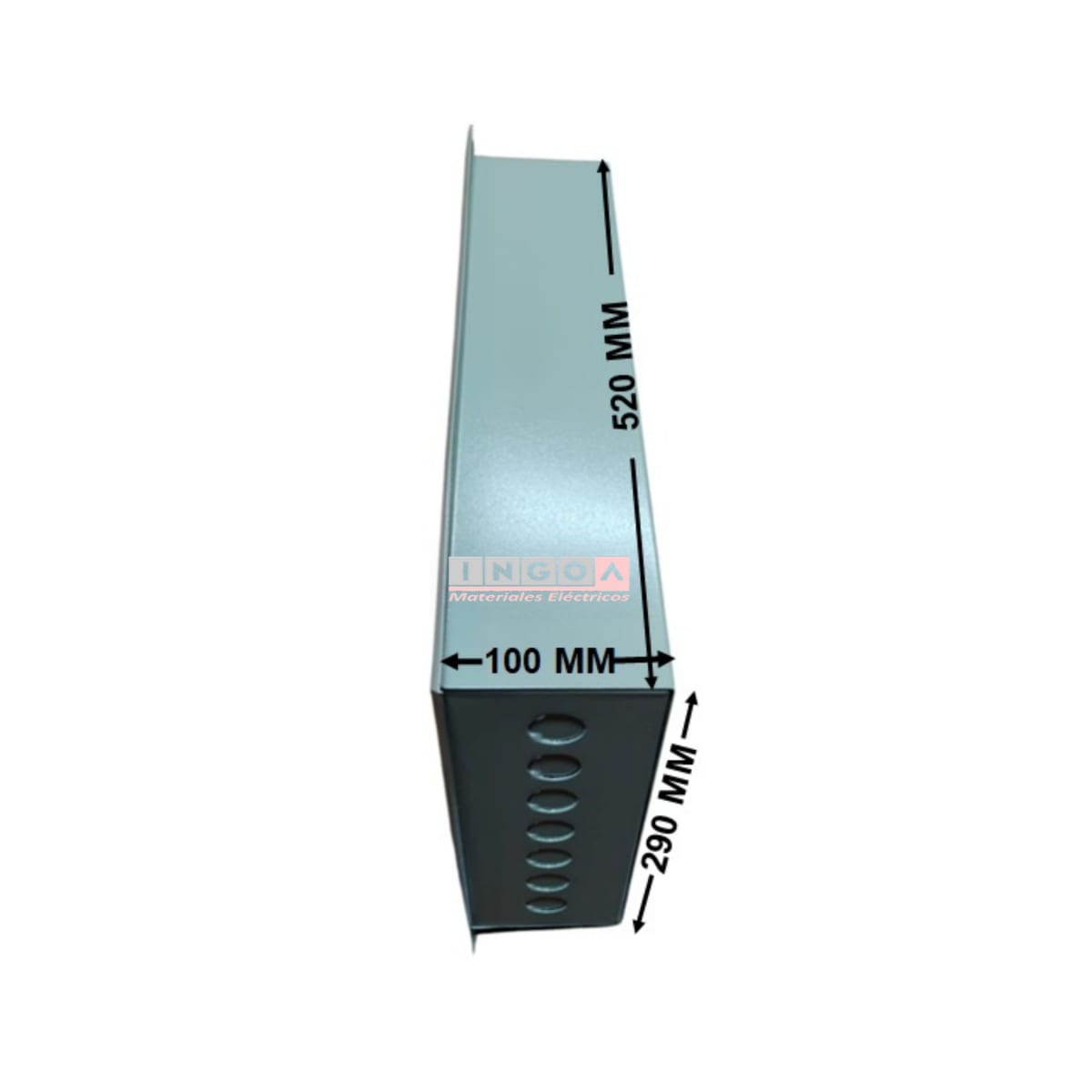 Tablero Metalico Embutido 36 Modulos IP41 Ral7032 - Vista 3