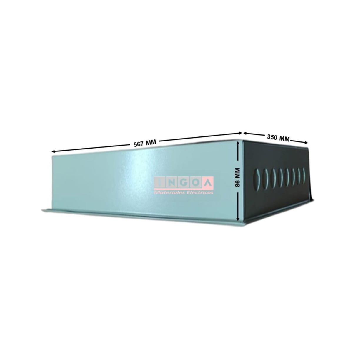 Tablero Metalico Embutido 45 Modulos IP41 Ral7032 - Vista 9