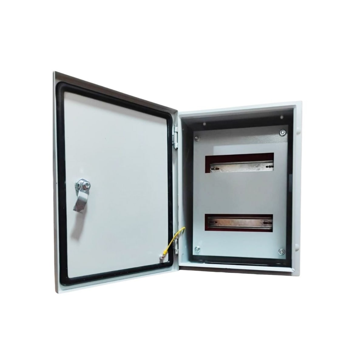 Gabinete Tablero Metalico 400x300x200 C/Chasis 20Mod IP65 Ral 7035 - Imagen Principal