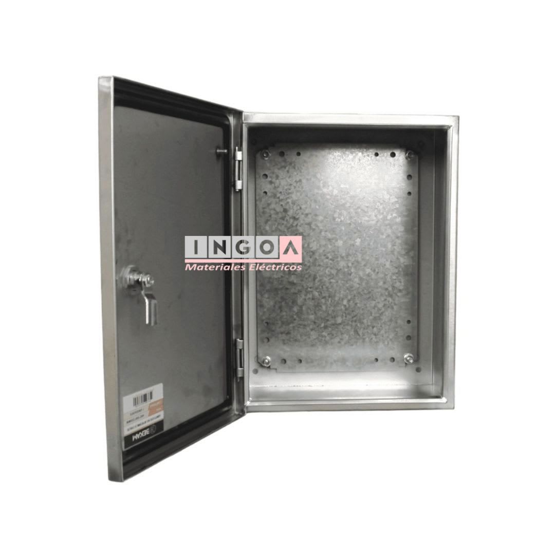 Gabinete de Acero Inoxidable 400x300x200 1 Puerta IP65 Stainless 3043