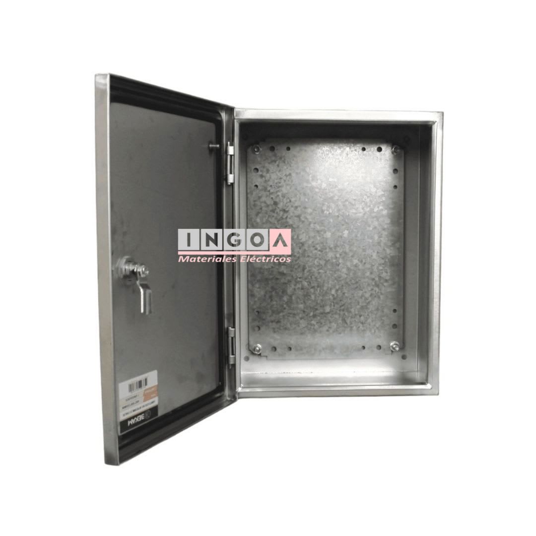 Gabinete de Acero Inoxidable 500x400x200 1 Puerta IP65 Stainless 3043