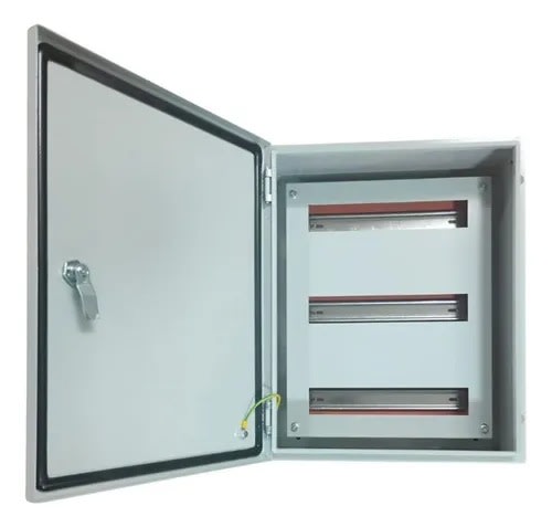 Gabinete Tablero Metalico 500x400x200 C/Chasis 45Mod IP65 Ral 7035 0
