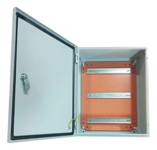 Gabinete Tablero Metalico 500x400x200 C/Chasis 45Mod IP65 Ral 70352