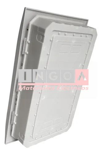 Tablero Plastico 36 Modulos Embutido Tapa Humo - DRL3