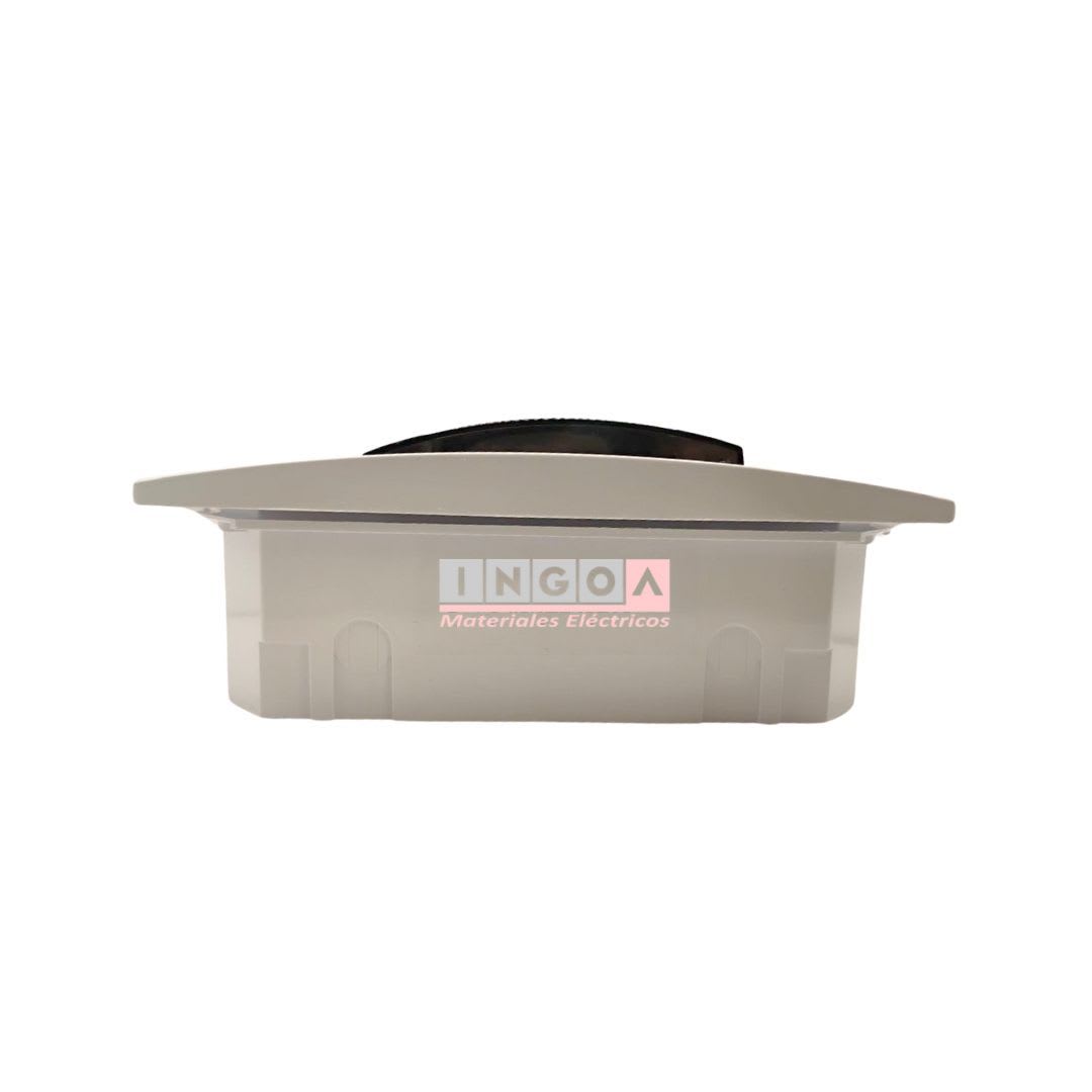 Tablero Plastico 12 Modulos Embutido Libre Halog. Tapa Humo - Vista 7