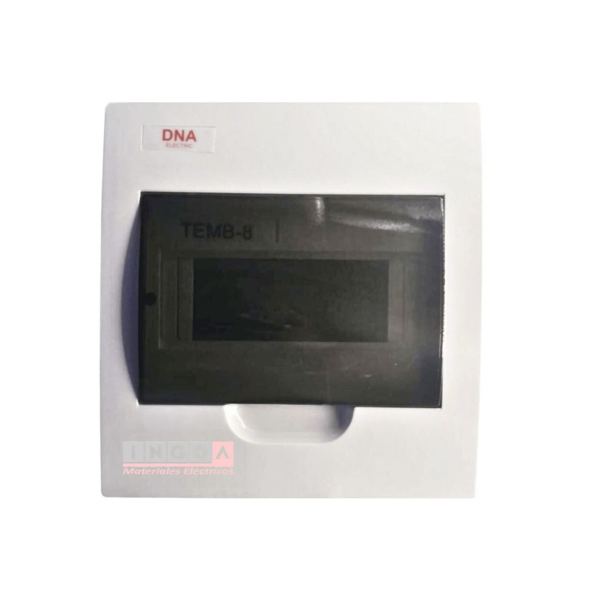 Tablero Plastico 8 Modulos Embutido Libre Halog. Tapa Humo - Vista 2