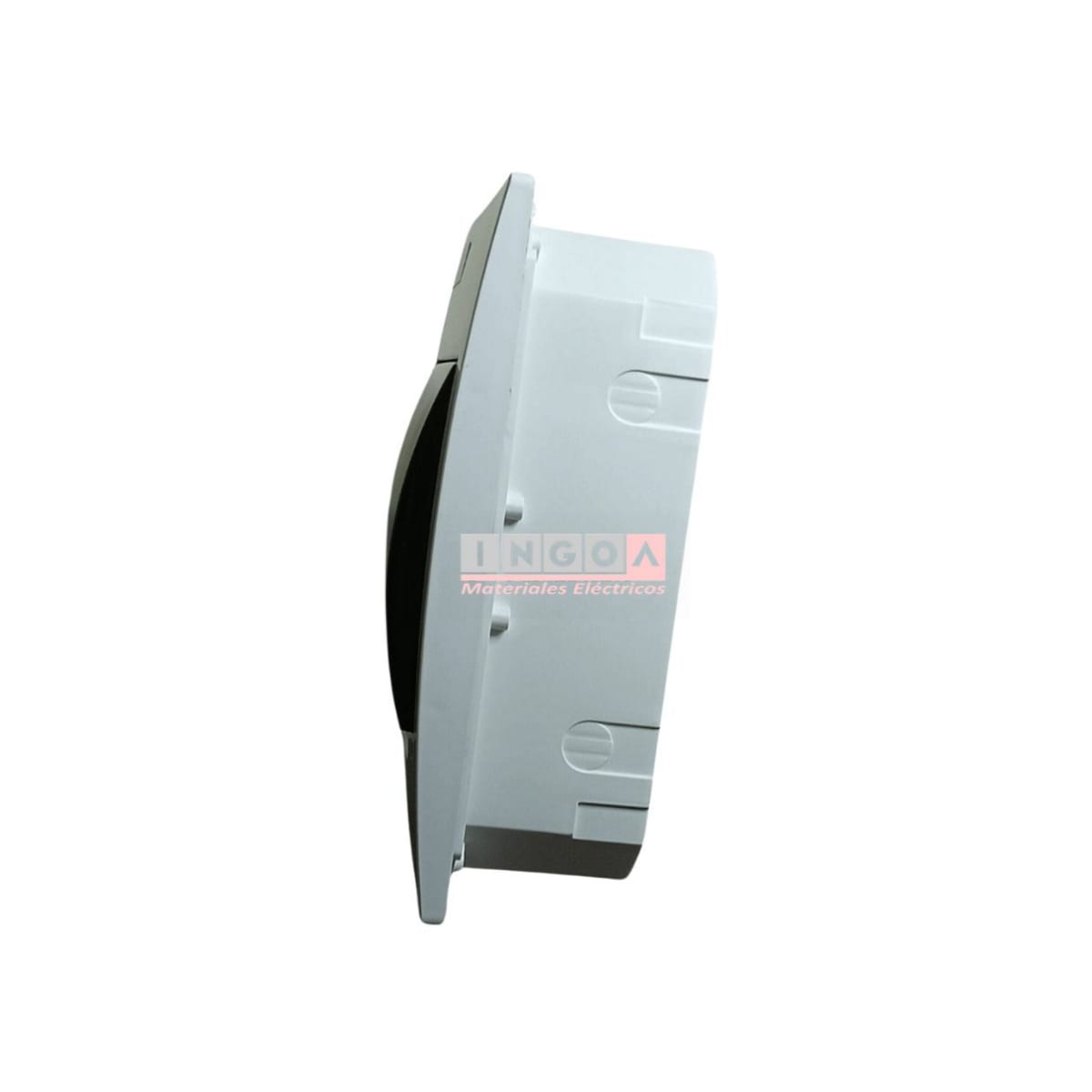 Tablero Plastico 8 Modulos Embutido Libre Halog. Tapa Humo - Vista 3