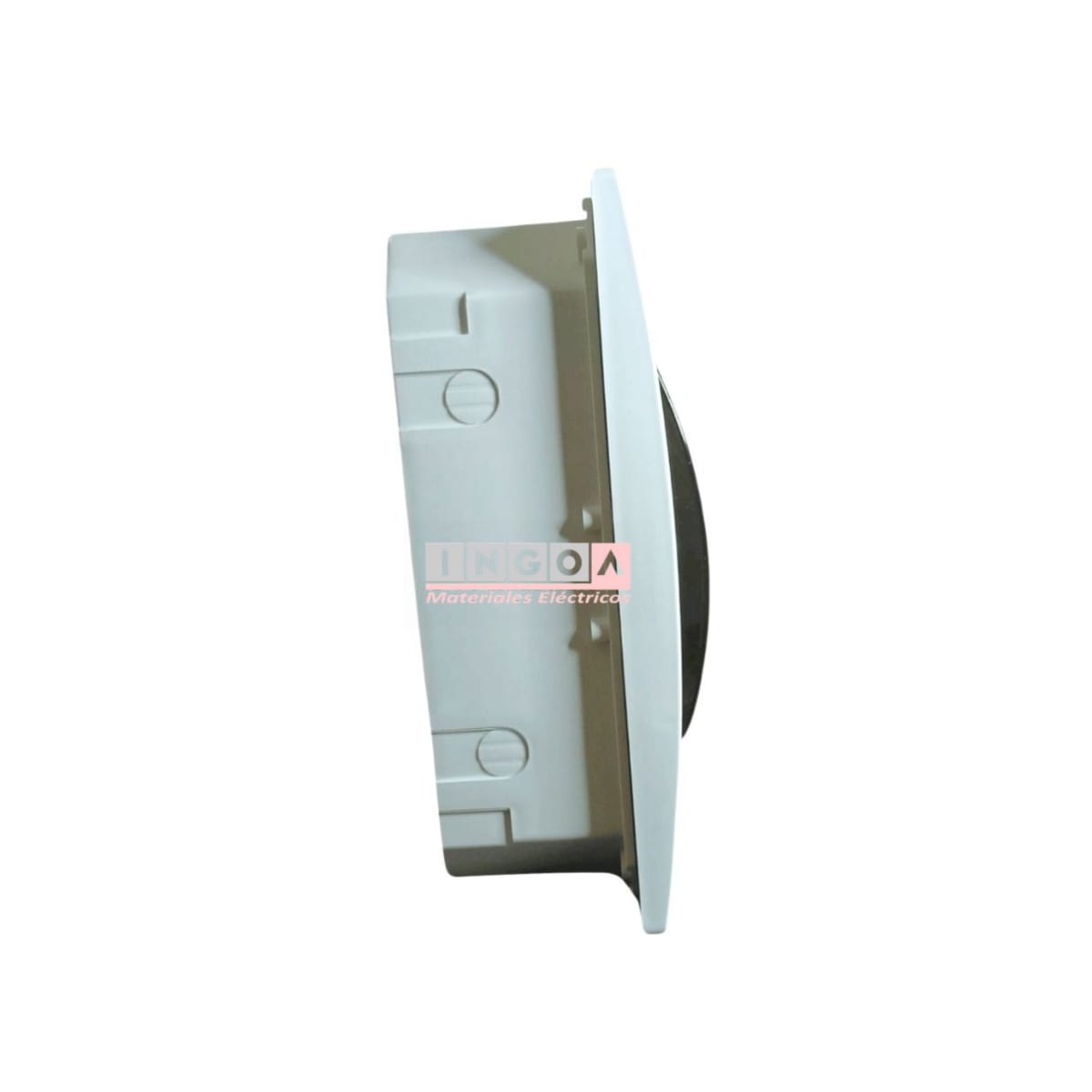 Tablero Plastico 8 Modulos Embutido Libre Halog. Tapa Humo - Vista 4