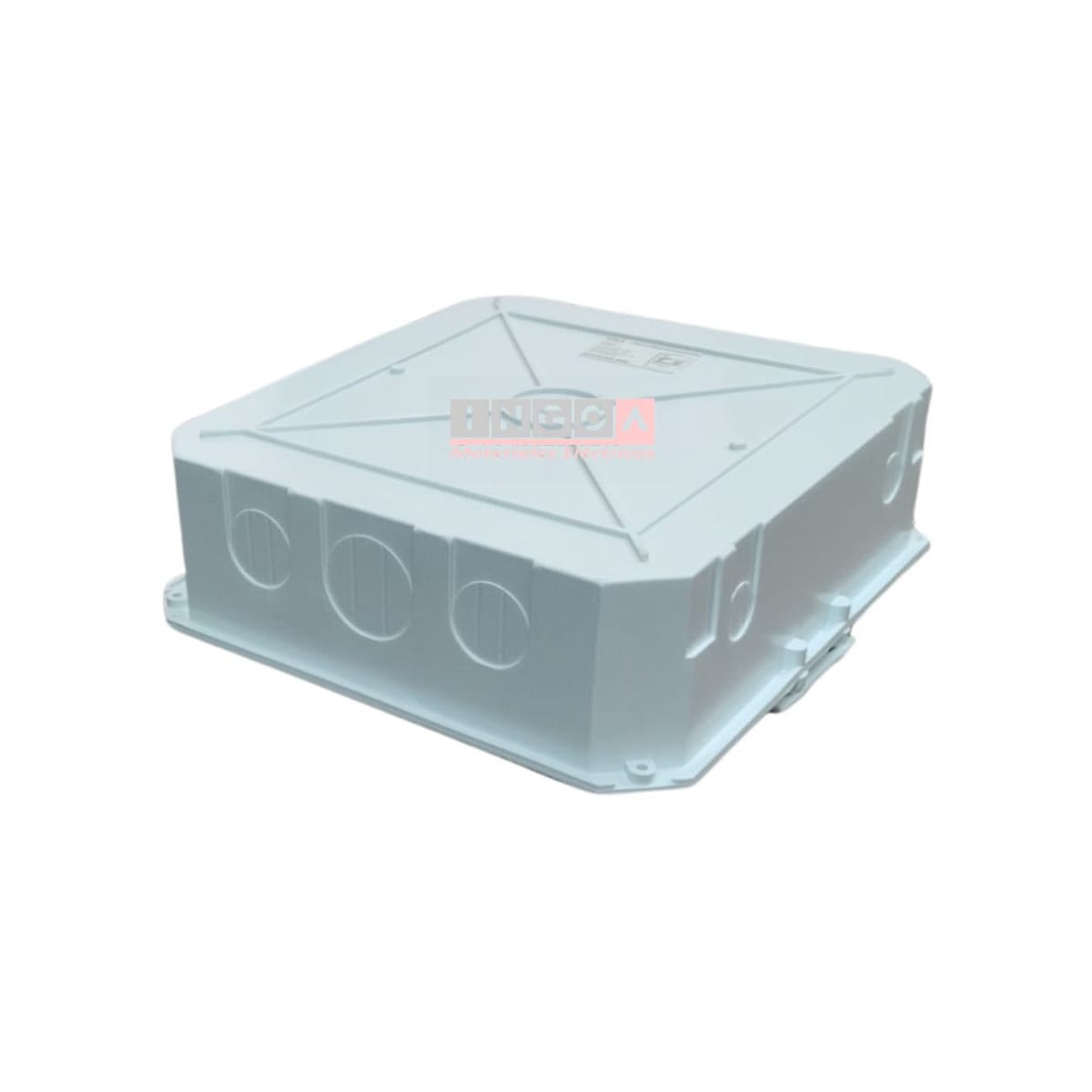 Tablero Plastico 8 Modulos Embutido Libre Halog. Tapa Humo 8