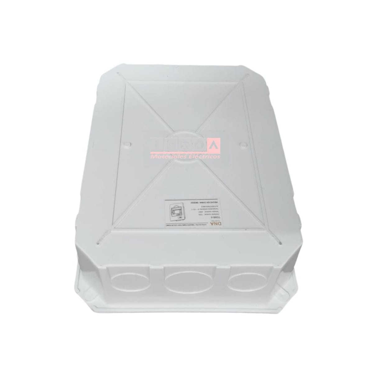 Tablero Plastico 6 Modulos Embutido Libre Halog. Tapa Humo9