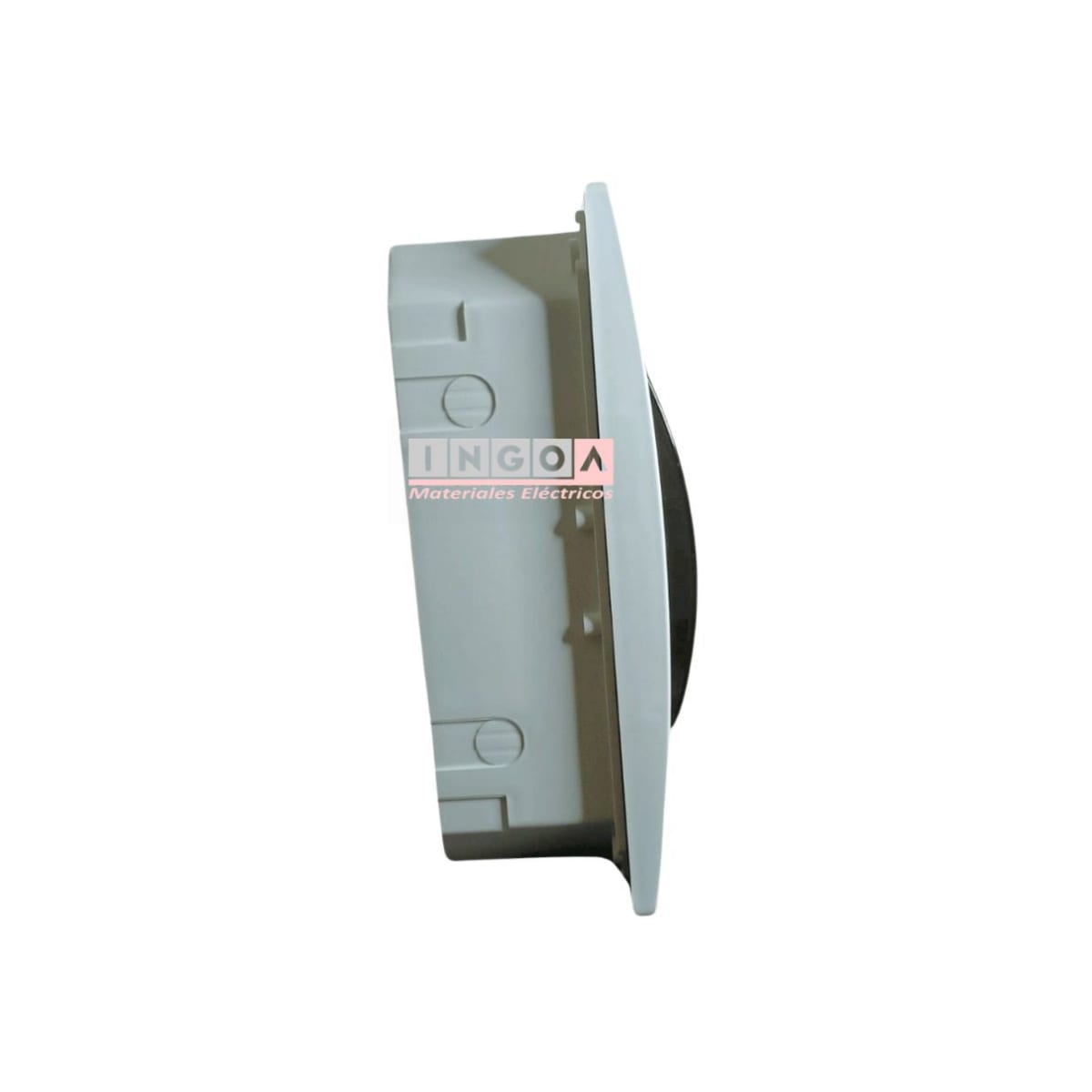 Tablero Plastico 6 Modulos Embutido Libre Halog. Tapa Humo5