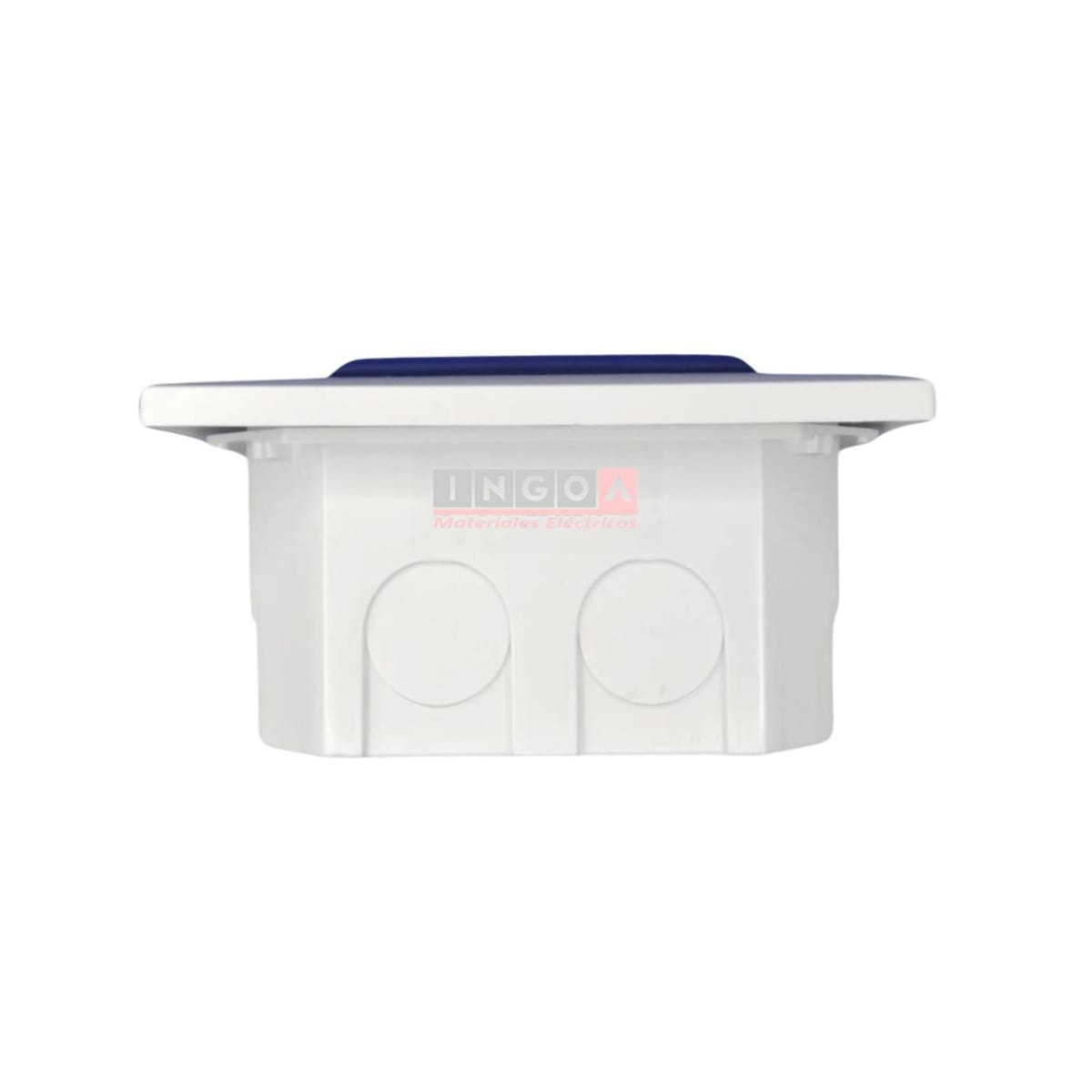 Tablero Plastico 6 Modulos Embutido Libre Halog. Tapa Humo6