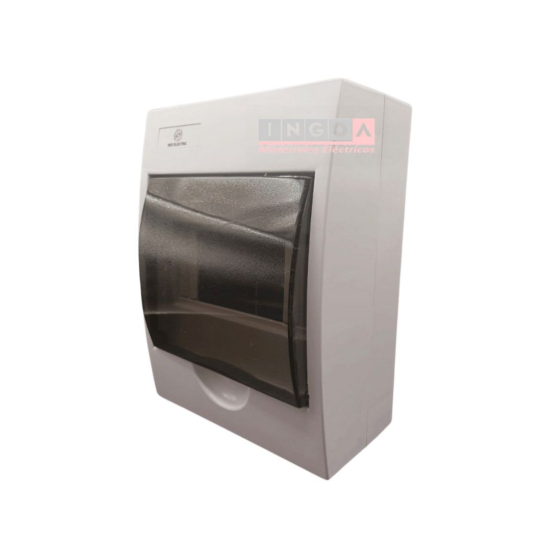 Tablero Plastico 6 Mod. Sobrep. Libre Halog. Tapa Humo3