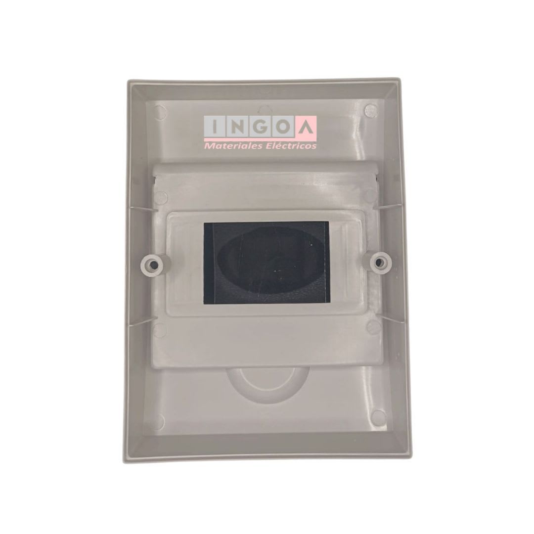 Tablero Plastico 6 Mod. Sobrep. Libre Halog. Tapa Humo6