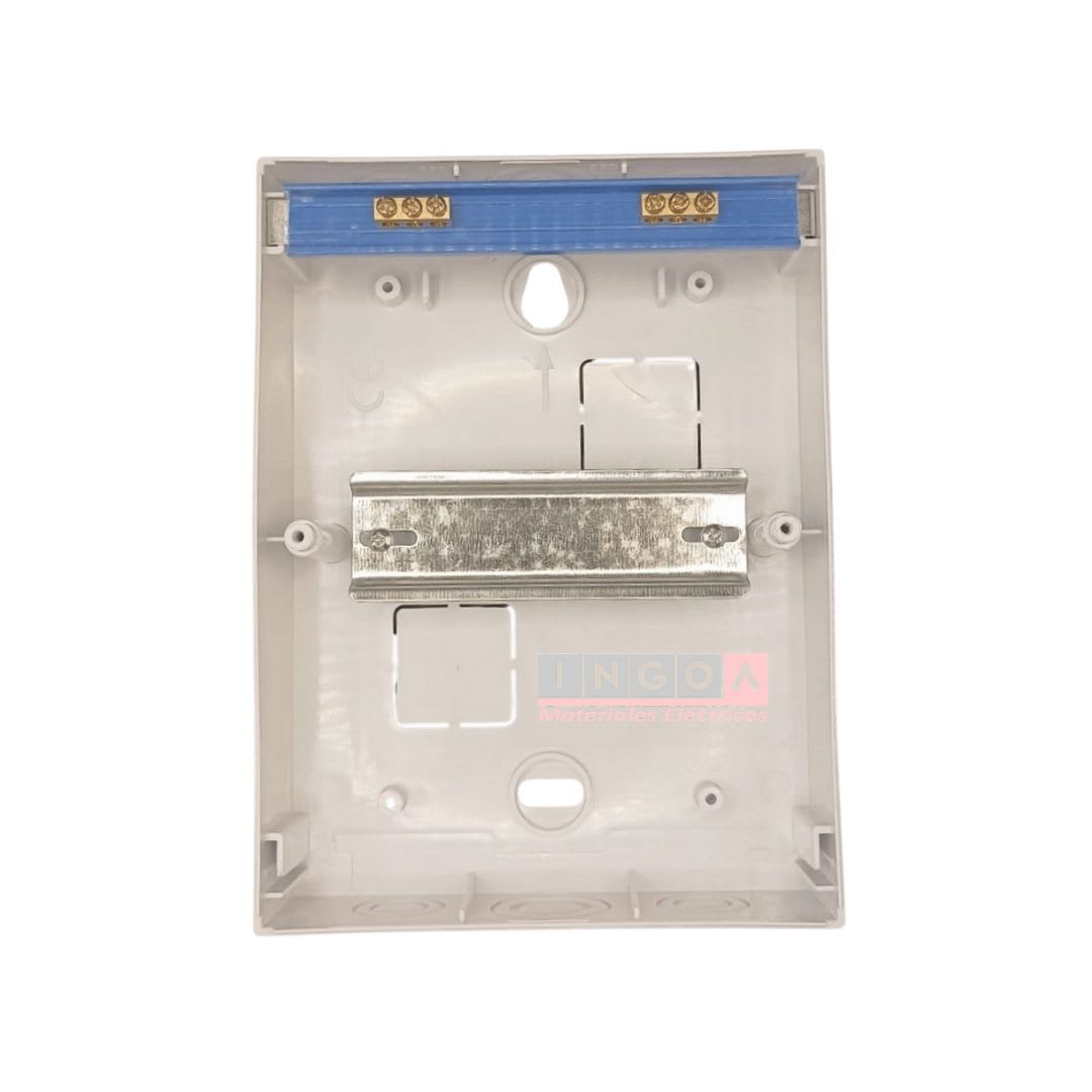 Tablero Plastico 6 Mod. Sobrep. Libre Halog. Tapa Humo7