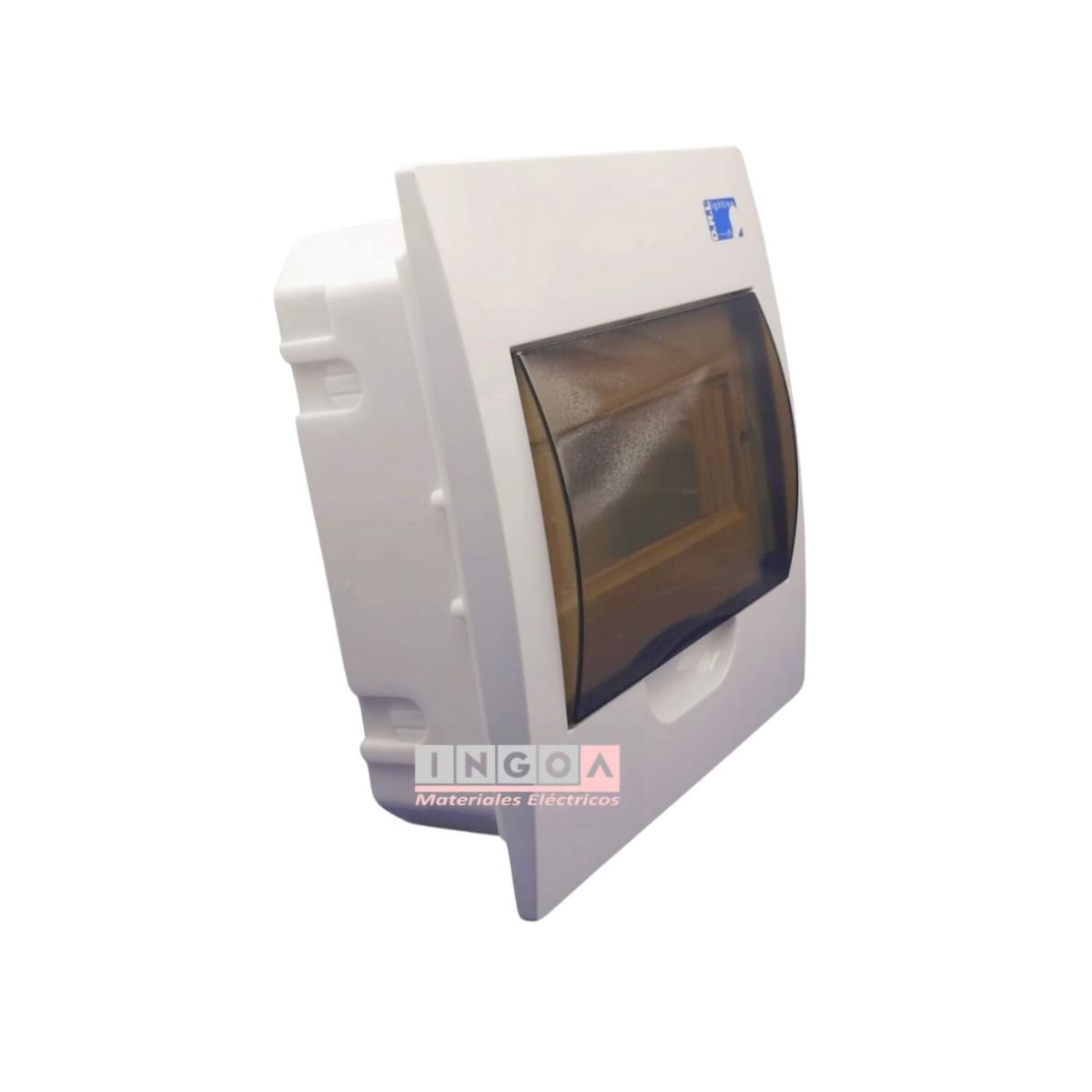 Tablero Plastico 8 Modulos Embutido Tapa Humo - DRL3