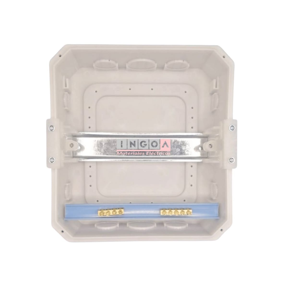 Tablero Plastico 8 Modulos Embutido Tapa Humo - DRL7