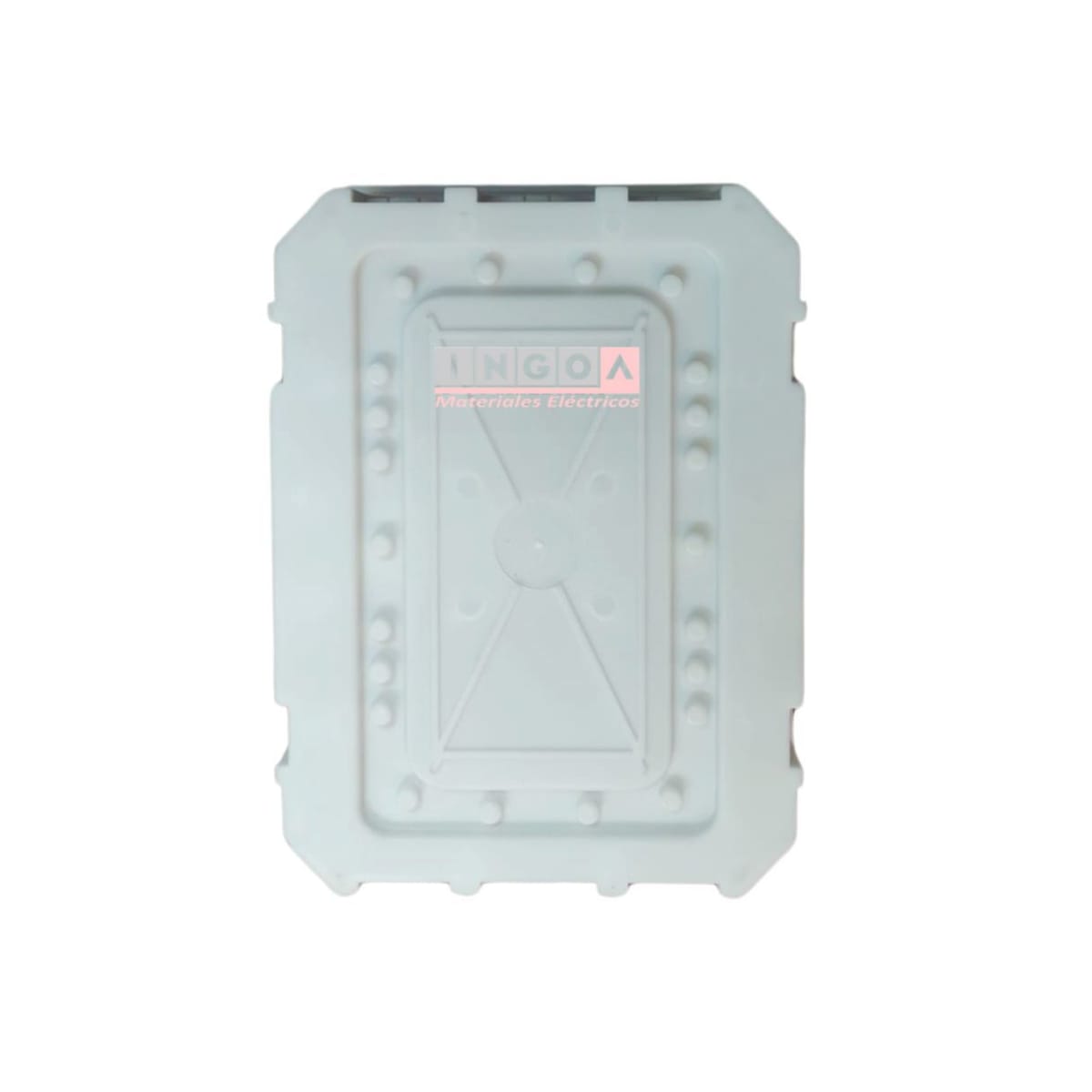 Tablero Plastico 6 Modulos Embutido Tapa Humo - DRL10