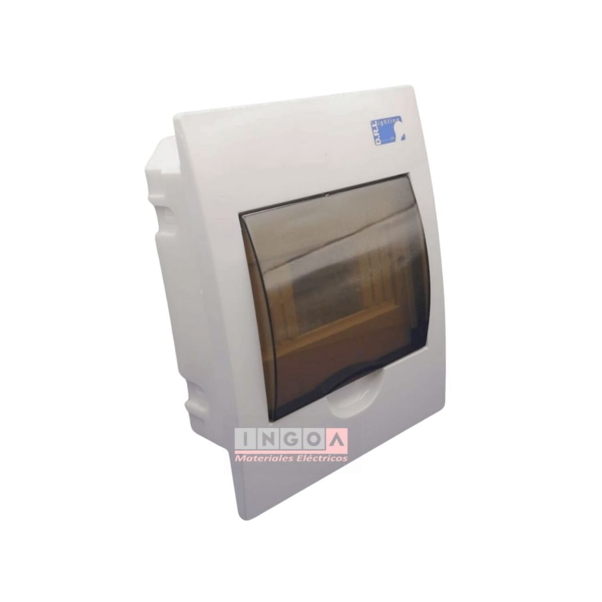 Tablero Plastico 6 Modulos Embutido Tapa Humo - DRL3