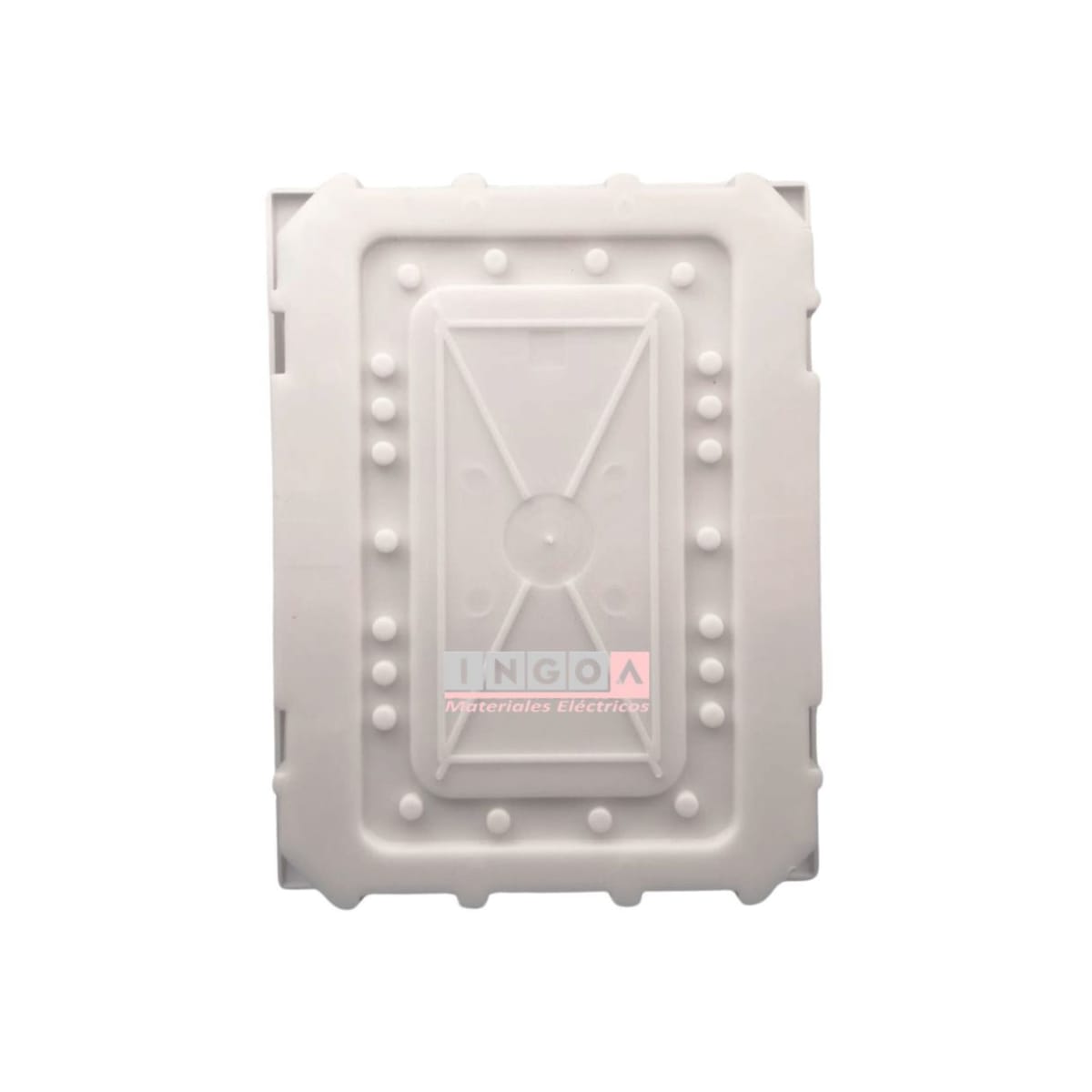 Tablero Plastico 6 Modulos Embutido Tapa Humo - DRL4