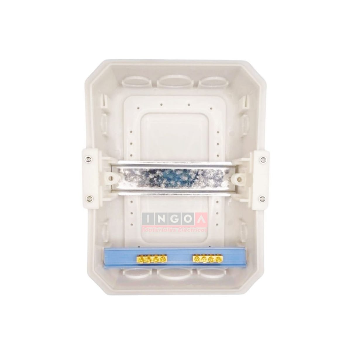 Tablero Plastico 6 Modulos Embutido Tapa Humo - DRL7