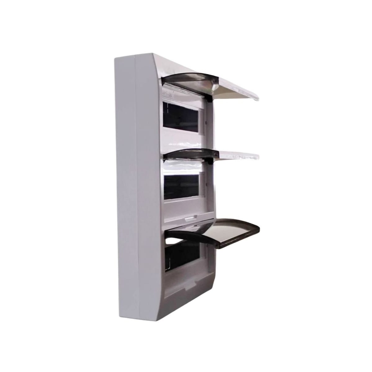 Tablero Plastico 36 Modulos Sobrepuesto Libre Halog. Tapa Humo 0