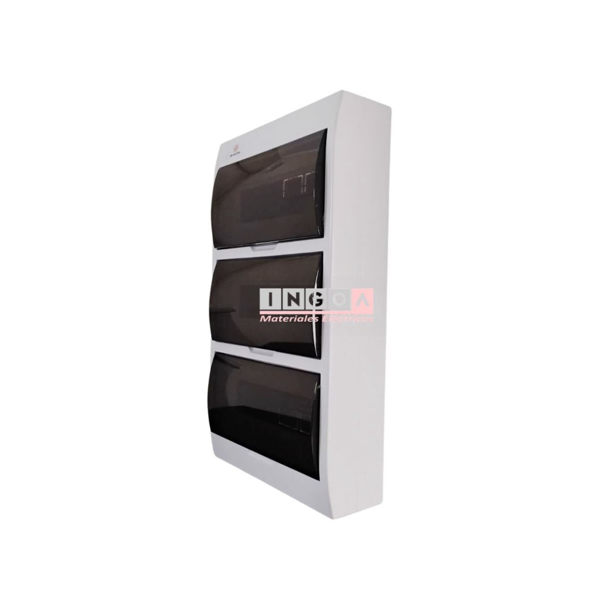 Tablero Plastico 36 Modulos Sobrepuesto Libre Halog. Tapa Humo3