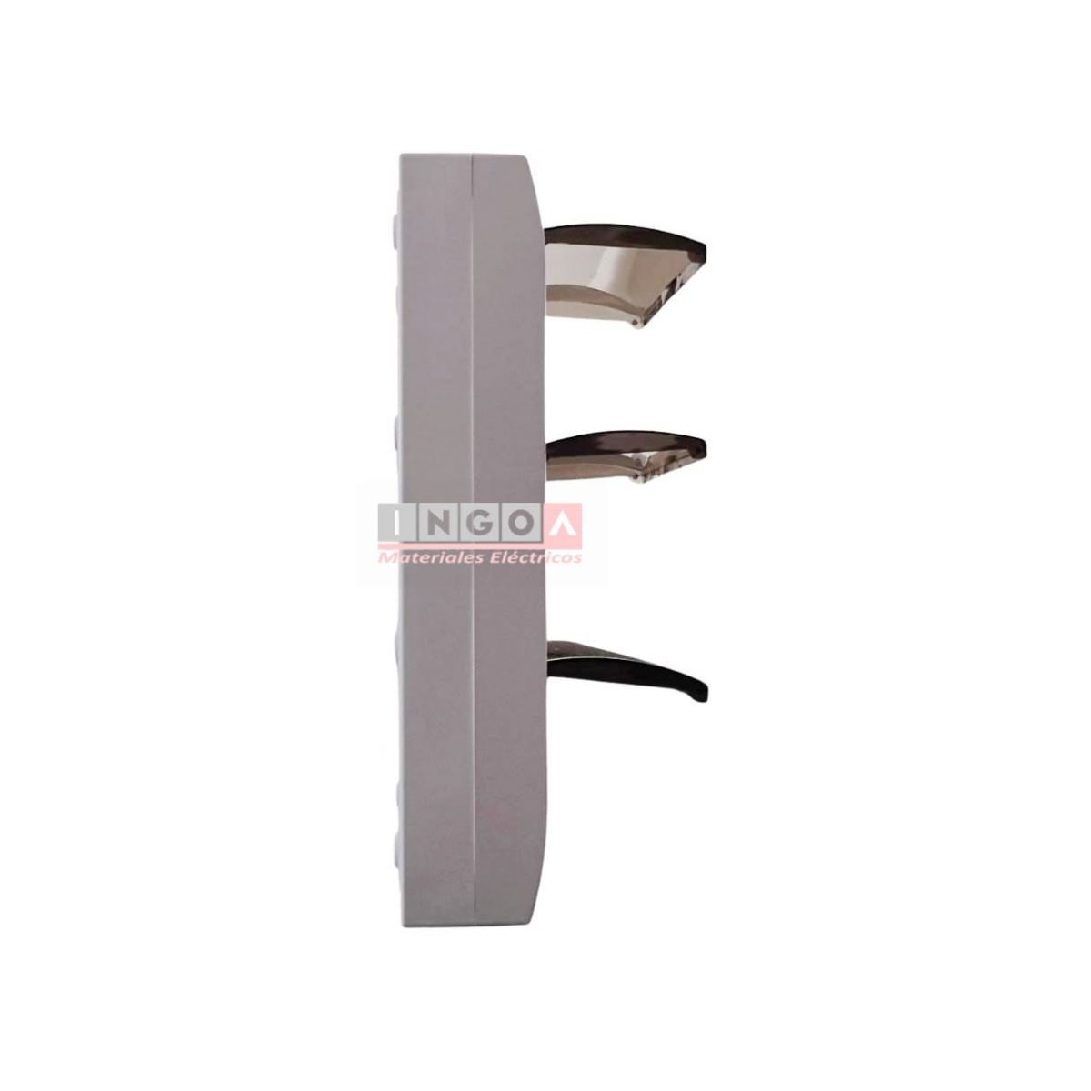 Tablero Plastico 36 Modulos Sobrepuesto Libre Halog. Tapa Humo5