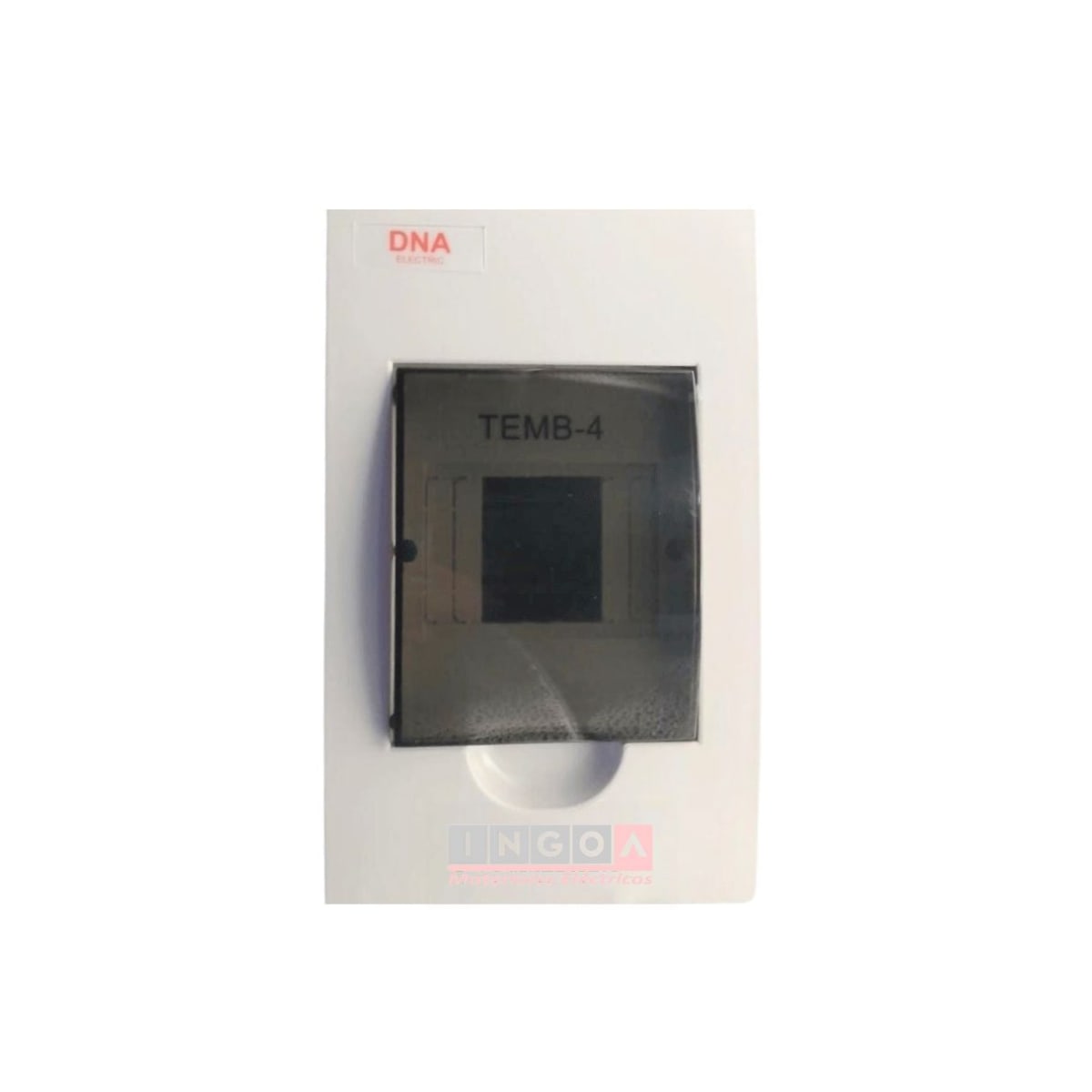 Tablero Plastico 4 Modulos Embutido Libre Halog. Tapa Humo - Vista 3